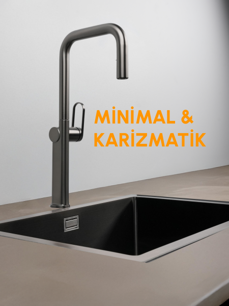 VELTO Çift Akışlı Gizli Spiralli Batarya Gun Gray