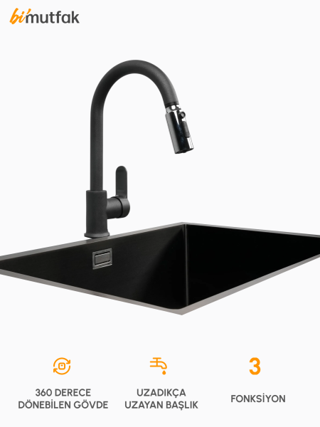 Lume 3 Yollu Esnek Başlıklı Batarya - Antrasit Gri