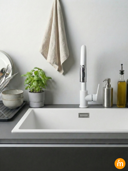 Lume 3 Yollu Esnek Başlıklı Batarya - Beyaz