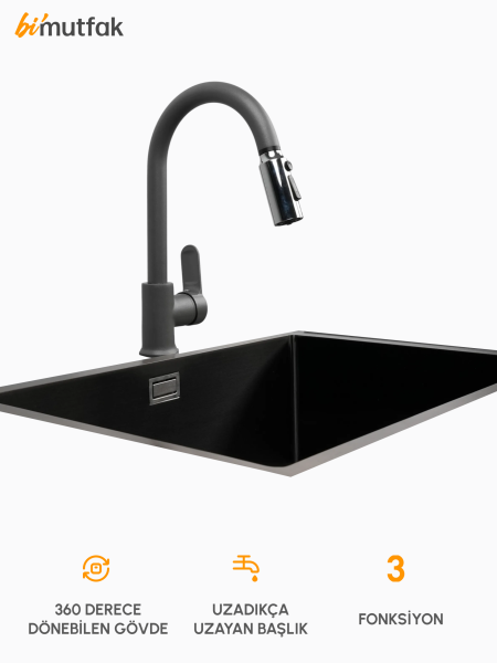 Lume 3 Yollu Esnek Başlıklı Batarya - Gri