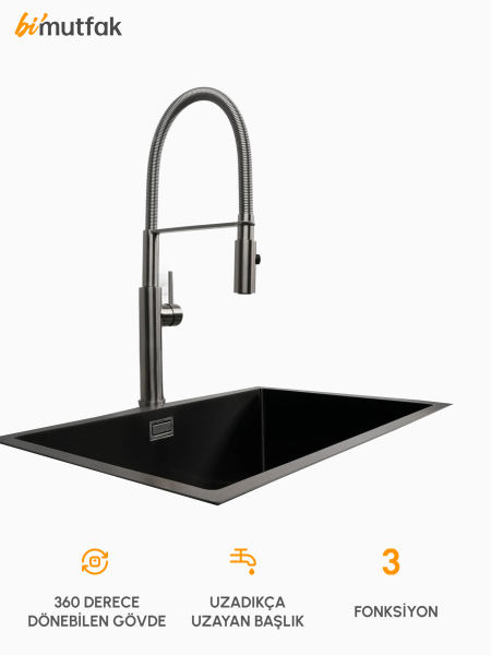 Nivel 3 Fonksiyonlu Esnek Başlıklı Batarya - G&uuml;m&uuml;ş