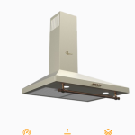 Rustic 650m3 &Ccedil;ekiş G&uuml;&ccedil;l&uuml; 60cm Ankastre Davlumbaz - Krem